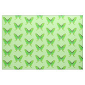 Luna-Motte auf hellgrünem Hintergrund Stoff (Fat Quarter (45,7 x 55,9 cm))