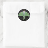 Luna-Motte Aufkleber (Tasche)