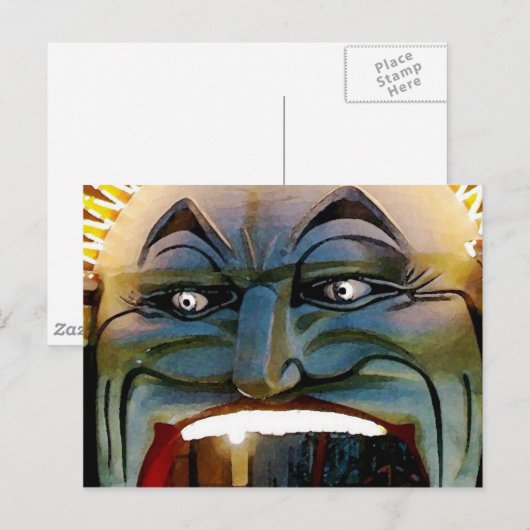 Luna Mouthful Postkarte (Vorne/Hinten)