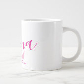 Luna Name Bedeutung Monogramm Jumbo-Tasse (Rechts)
