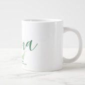 Luna Name Bedeutung Monogramm Jumbo-Tasse (Rechts)