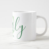 Luna Name Bedeutung Monogramm Jumbo-Tasse (Rechts)