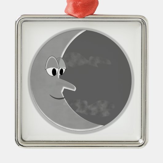 Luna Ornament Aus Metall (Vorne)