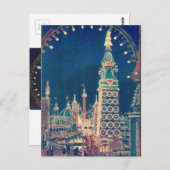 Luna Park Coney Island Postkarte (Vorne/Hinten)