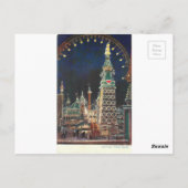 Luna Park Coney Island Postkarte (Rückseite)