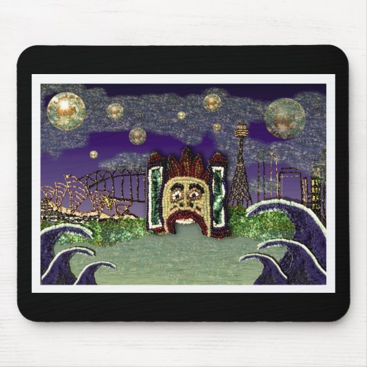 Luna Park Mausunterlage Mousepad (Vorne)