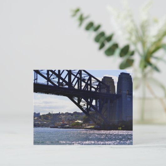 Luna Park Sydney Harbour Bridge Australien Postcar Postkarte (Stehend Vorderseite)