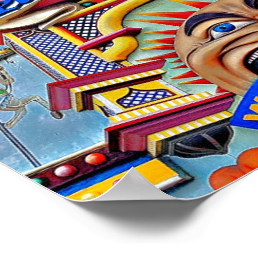 Luna Park zum Vergnügen Poster (Ecke)