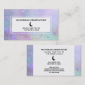 *~* Luna Pastel Lunar Oberfläche des Mondes Visitenkarte (Vorne/Hinten)