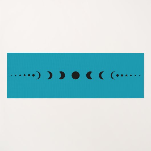 Luna phase Water Yogamatte (Vorderseite (Horizontal))