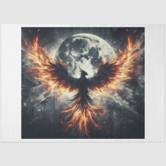 Luna Phoenix Seidenpapier (Vorderseite)