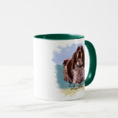 “Luna” – Portrait of a Dog - Personalize Yours Tasse (VorderseiteRechts)