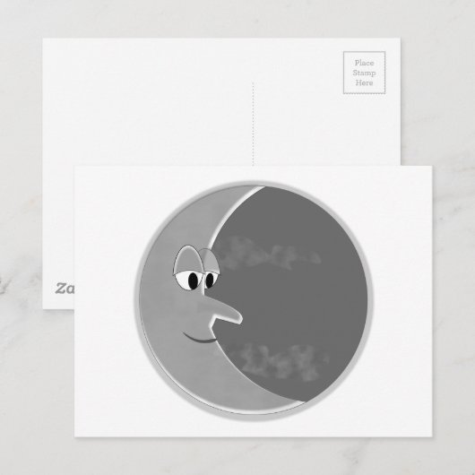Luna Postkarte (Vorne/Hinten)