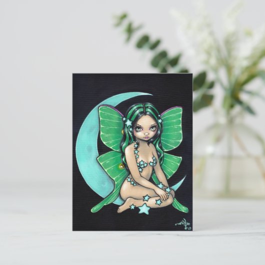"Luna" Postkarte (Stehend Vorderseite)