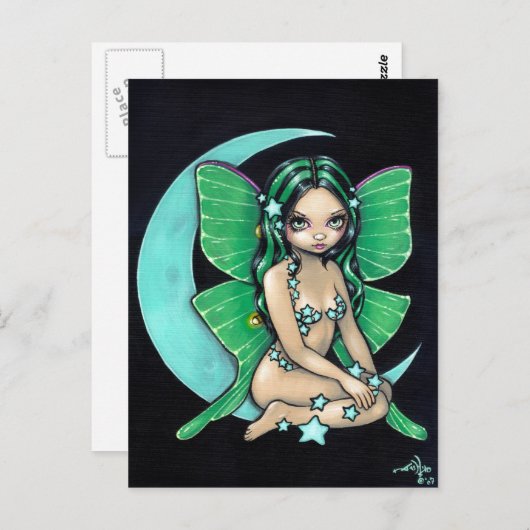 "Luna" Postkarte (Vorne/Hinten)