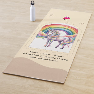 Luna Regenbogen Magischer Geburtstag Yogamatte