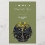 Luna Rising | Baum des Lebens Flyer (Hinten)