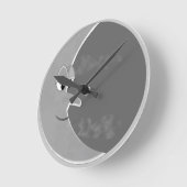Luna Runde Wanduhr (Winkel)