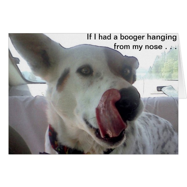 Luna sagt, wenn ich einen Booger hätte, der sich v (Vorderseite (Horizontal))