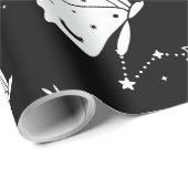 Luna-Schmetterlingsmuster Geschenkpapier (Rolleneckpunkt)