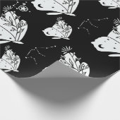 Luna-Schmetterlingsmuster Geschenkpapier (Ecke)