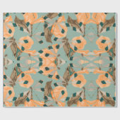 Luna-Schmetterlingsmuster Geschenkpapier (Flach)