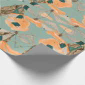 Luna-Schmetterlingsmuster Geschenkpapier (Ecke)