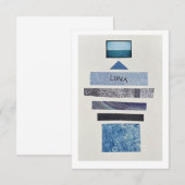 Luna Stationary Einladung (Vorne/Hinten)