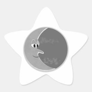 Luna Stern-Aufkleber