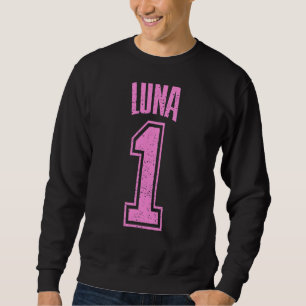 Luna Supporter Nummer 1 Großer Lüfter Sweatshirt