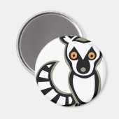 LUNA the LEMUR Magnet (Vorderseite/Rückseite)