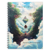 Luna und das Cloud Castle - Bezauberndes Notebook Notizblock (Vorderseite)