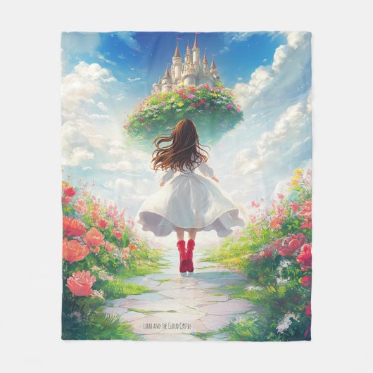 Luna und das Cloud Castle - Verzauberte Fleece Lee (Vorderseite)