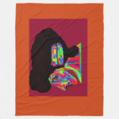 Luna Wolfwoman  Fleecedecke (Vorderseite)