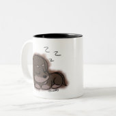 Luna Zweifarbige Tasse (Vorderseite Links)