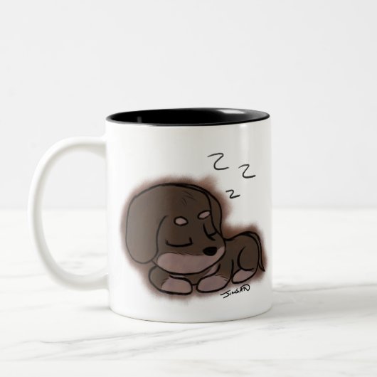 Luna Zweifarbige Tasse (Links)