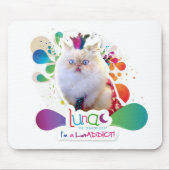 LunADDICT Mausunterlage Mousepad (Vorne)