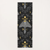 Lunamotte, Mondphasen und Efeu-Damast-Muster Yogamatte (Rückseite)