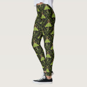 Lunamotten, Mondphasen und Efeu-Damast 2 Leggings (Links)