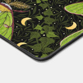 Lunamotten, Mondphasen und Efeu-Damast 2 Schreibtischunterlage (Ecke)