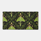 Lunamotten, Mondphasen und Efeu-Damast 2 Schreibtischunterlage (Vorderseite)