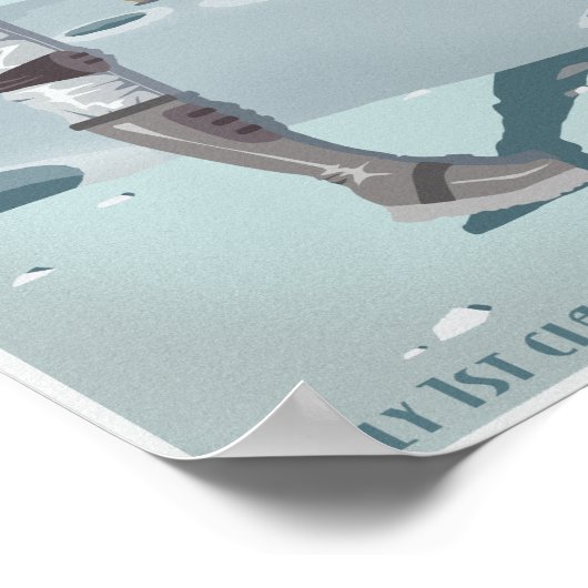 Lunar Adventures Poster (Ecke)