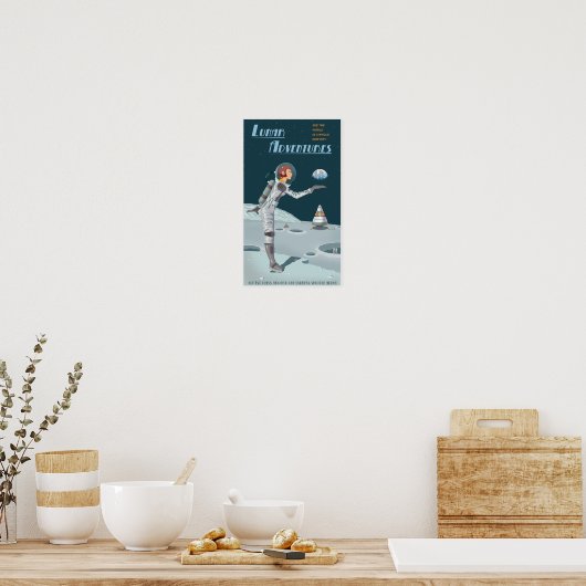 Lunar Adventures Poster (Küche)