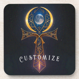 Lunar Ankh Getränkeuntersetzer