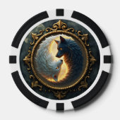 Lunar Balance – Where Shadows Embrace the Light. Pokerchips (Vorderseite)