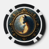 Lunar Balance – Where Shadows Embrace the Light. Pokerchips (Rückseite)