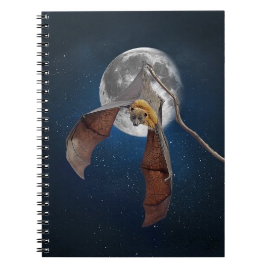 Lunar Bat | SpiralNotebook Notizblock (Vorderseite)