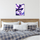 Lunar Blade Cat Leinwanddruck (Insitu (Schlafzimmer))