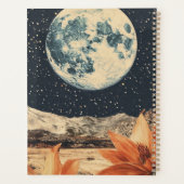 Lunar Bloom Over Sandy Peaks Planer (Rückseite)