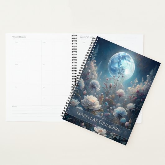 Lunar Bloom Planner - Mystical floral Moon Journal Planer (Anzeige)